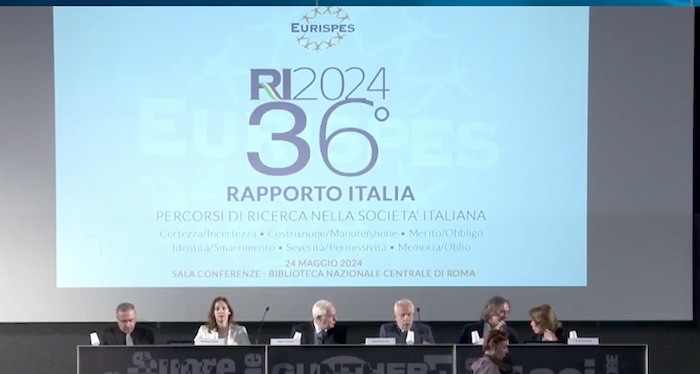 L'Italia al bivio, il rapporto Eurispes 2024