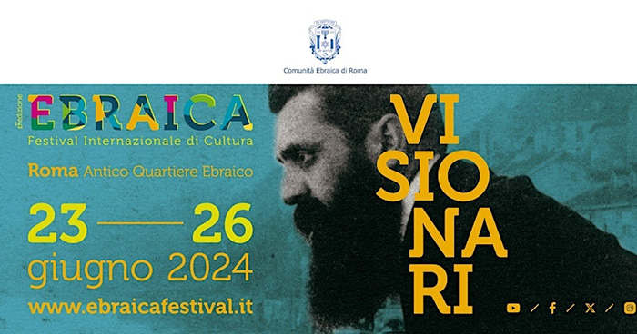 Ebraica: da domenica a Roma il 17° Festival Internazionale di Cultura
