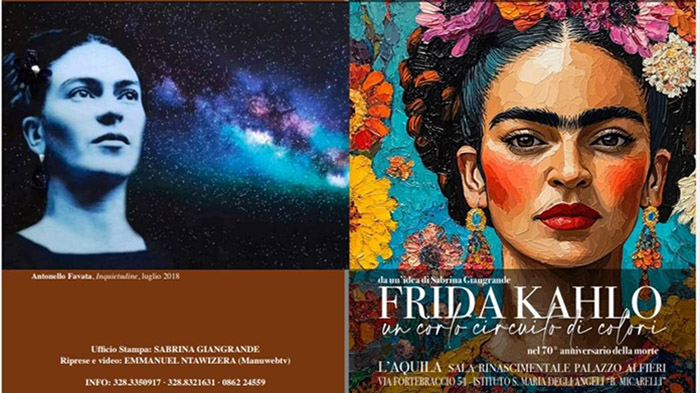 Omaggio a Frida Kahlo, un corto circuito di colori