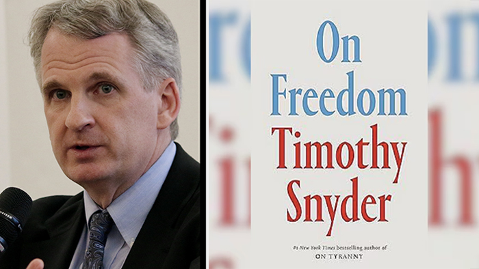 “On Freedom” di Timothy Snyder: un manifesto per la difesa della democrazia